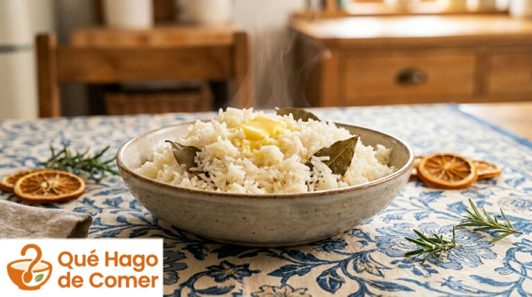 Cómo hacer arroz blanco suelto y en su punto